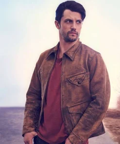 Roswell New Mexico Kylie Valenti Brown Leather Jacket