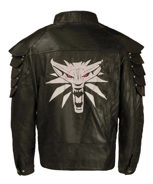 Cyberpunk 2077 Wolf School Leather Jacket