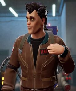 Ghostbusters Spirits Unleashed Dr. Peter Venkman Leather Jacket