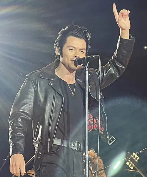 Harry Style Harryween Black Leather Jacket