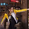 Joey Yung Ride On Yellow Leather Jacket