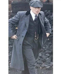 Peaky Blinders Grey Wool Coat