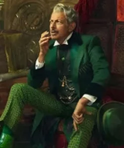 Wicked Movie Jeff Goldblum Green Coat