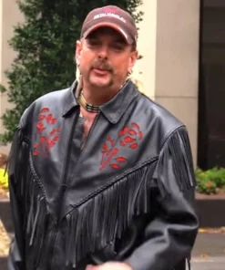 Tiger King Murder Mayhem and Madness Leather Jacket