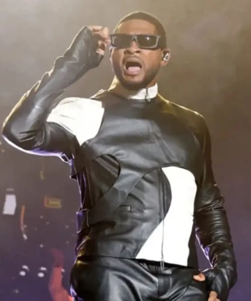 Usher The Roots Picnic 2023 Leather Jacket