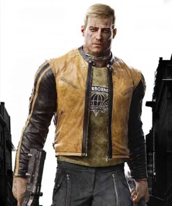 Wolfenstein 2 BJ Blazkowicz Leather Jacket