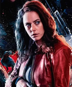 Resident Evil red leather jacket