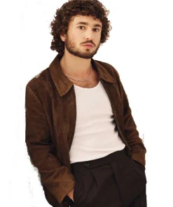 Saturday Night Gabriel LaBelle Brown Suede Leather Jacket