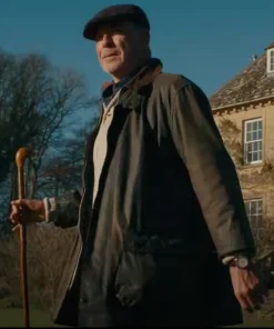 MobLand Daniel Betts Brendan Black Leather Jacket