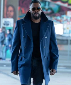 The Madness 2024 Muncie Daniels Blue Wool Coat