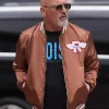 Americas Got Talent Howie Mandel Brown Varsity Jacket
