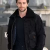 Kraven The Hunter Aaron Taylor Johnson Black Suede Leather Jacket