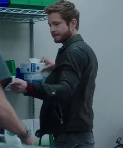 Resident movie leather jacket