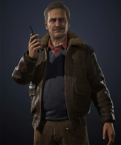 Uncharted 4 Victor Sullivan Flight Bomber Jacket