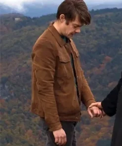 Jeremie Pastor Misericordia 2025 Felix Kysyl Brown Suede Leather Jacket