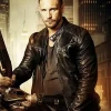 Man with No Past Adam Woodward Leather Black Jacket