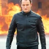 Terminator Genisys John Connor Black Leather Jacket