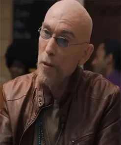 The Long Game 2025 Jackie Earle Haley Leather Jacket